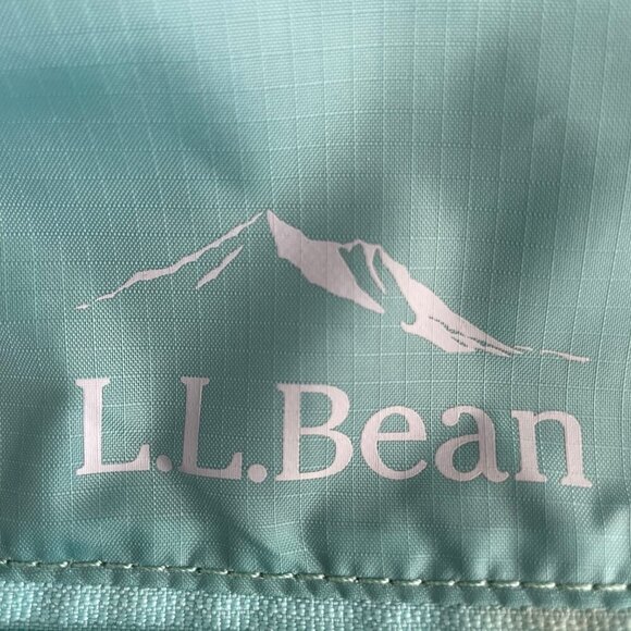 L.L.Bean Stowaway Sling Pack Polyester Zip Bag Soft Juniper Red Strap Sz OS NWOT - Picture 11 of 14